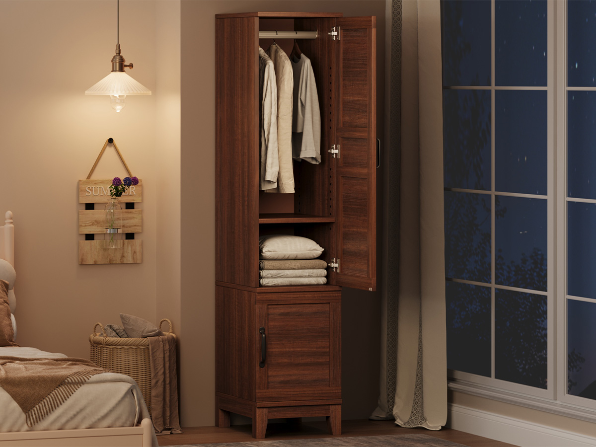 Furniture Hardware Replacement Parts - Wood Wardrobe Closet – 72