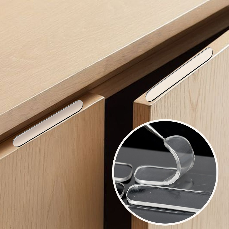 Silicone Cabinet Bumpers Strip - Furniture Hardware Products ulasan dan harga