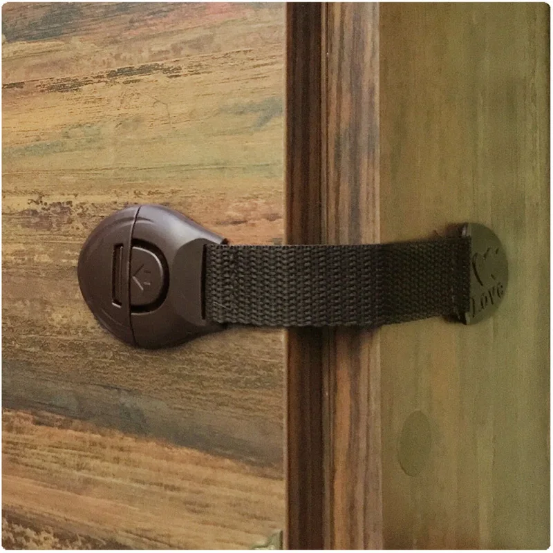 5pcs/lot Brown Cabinet Safety  - Furniture Hardware Products ulasan dan harga