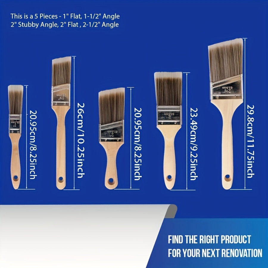 5Pcs High Quality Paint Brush  - Furniture Hardware Products ulasan dan harga