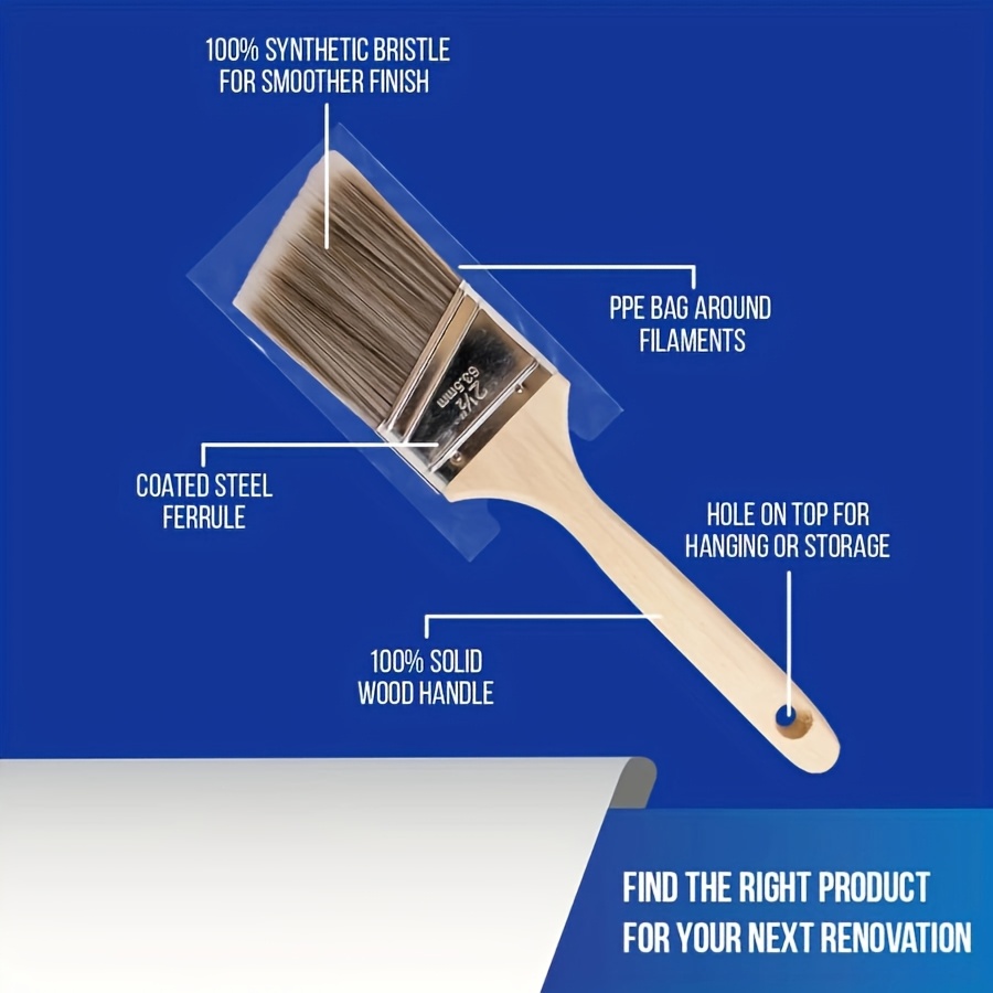 5Pcs High Quality Paint Brush  - Furniture Hardware Products ulasan dan harga