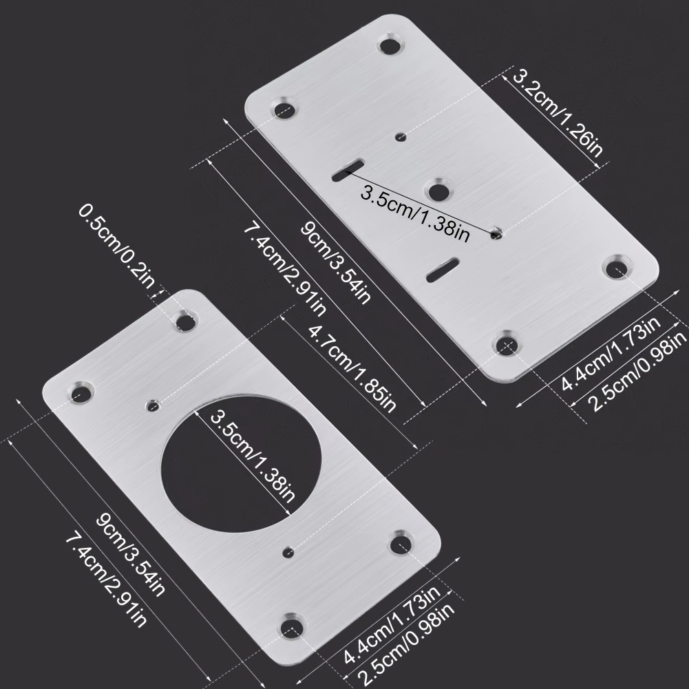 4Pair Hinge Repair Plate Cabin - Furniture Hardware Repair ulasan dan harga