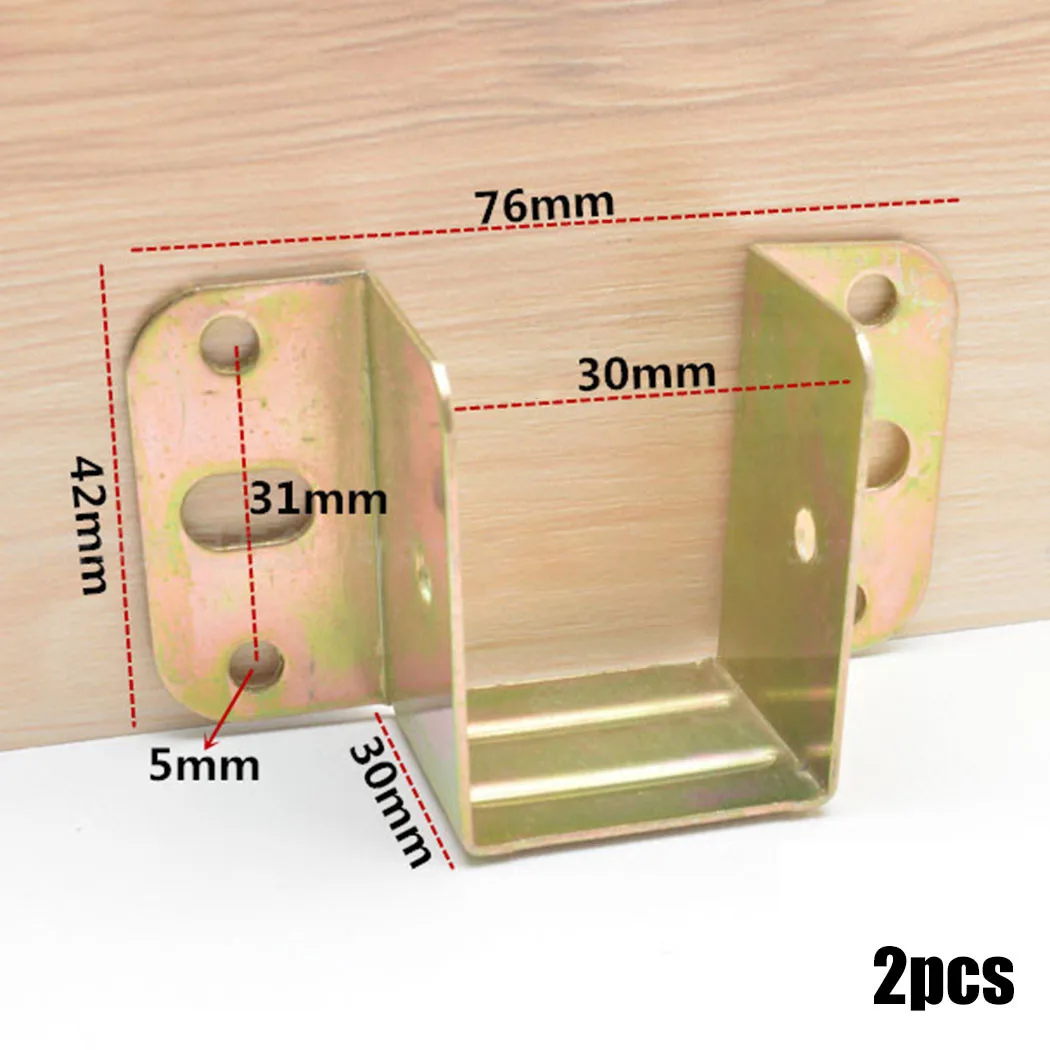 2pcs U Shaped Metal Bed Bracke - Furniture Hardware Replacement Parts ulasan dan harga