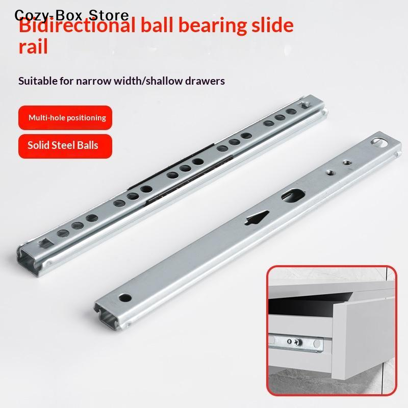 [ZY]2Pcs Kitchen Cupboard Draw - Furniture Rails Hardware ulasan dan harga