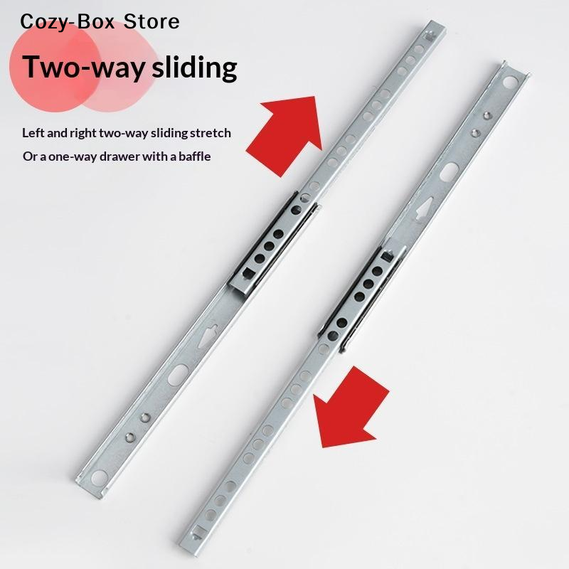 [ZY]2Pcs Kitchen Cupboard Draw - Furniture Rails Hardware ulasan dan harga