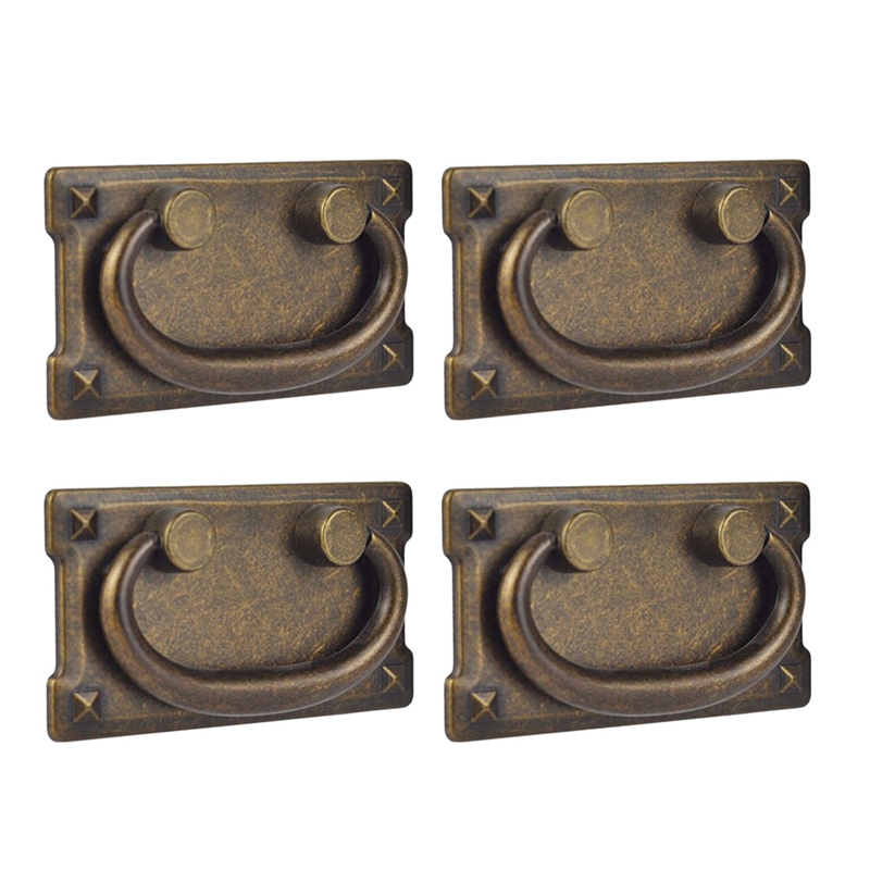 4Pcs Vintage Antique Bronze Dr - Furniture Hardware Products ulasan dan harga