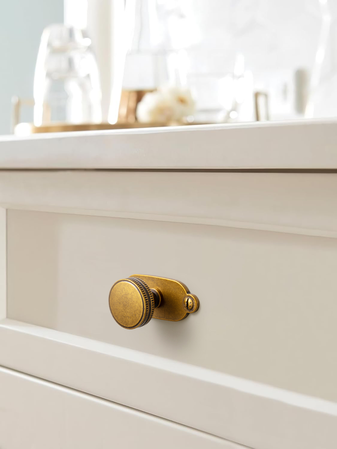 Goo-Ki Vintage Brass Cabinet P - Furniture Hardware With Backplate ulasan dan harga