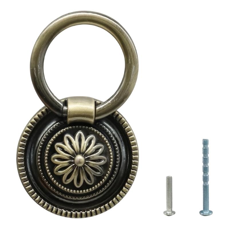Pack of 6 Antique Bronze Drop  - Furniture Hardware With Backplate ulasan dan harga