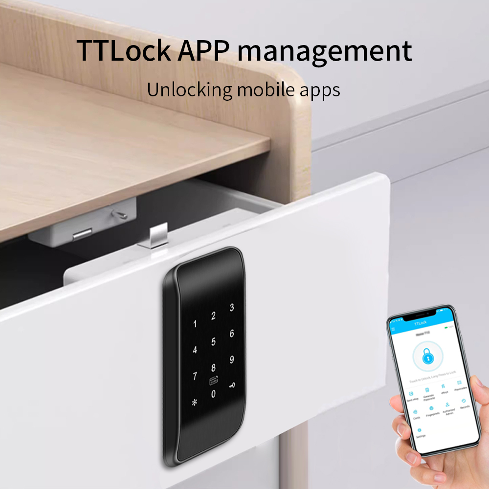 TTLOCK 13.56Mhz Fingerprint Dr - Furniture Hardware Products ulasan dan harga