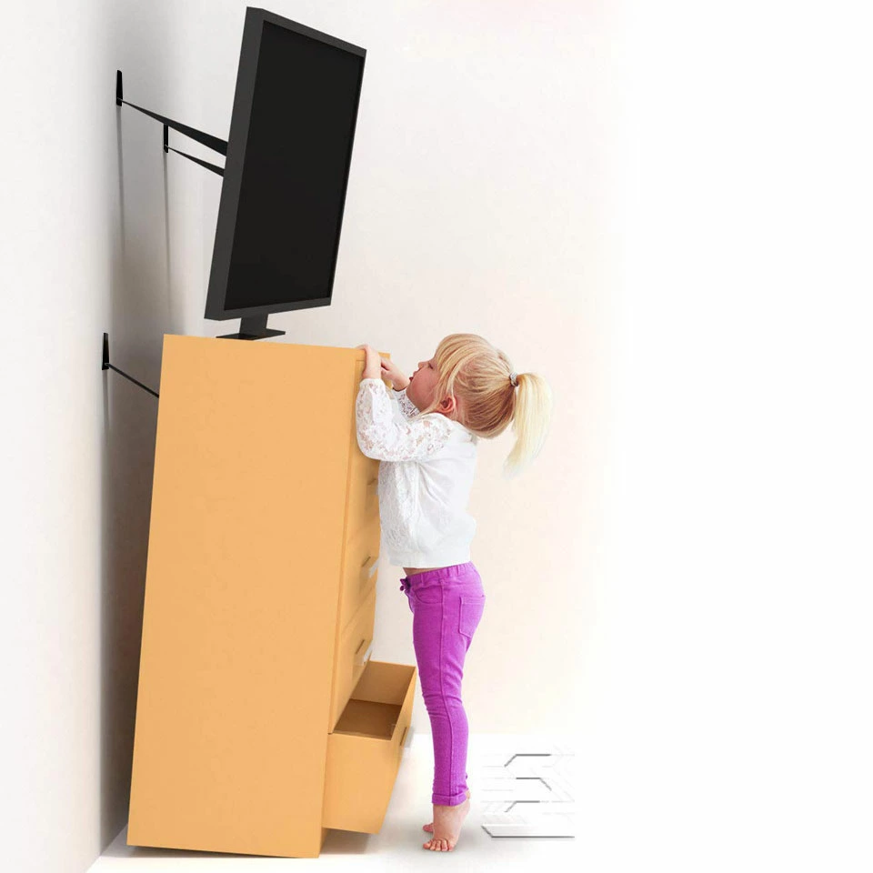 2 Pack Adjustable TV Safety St - Furniture Hardware Products ulasan dan harga