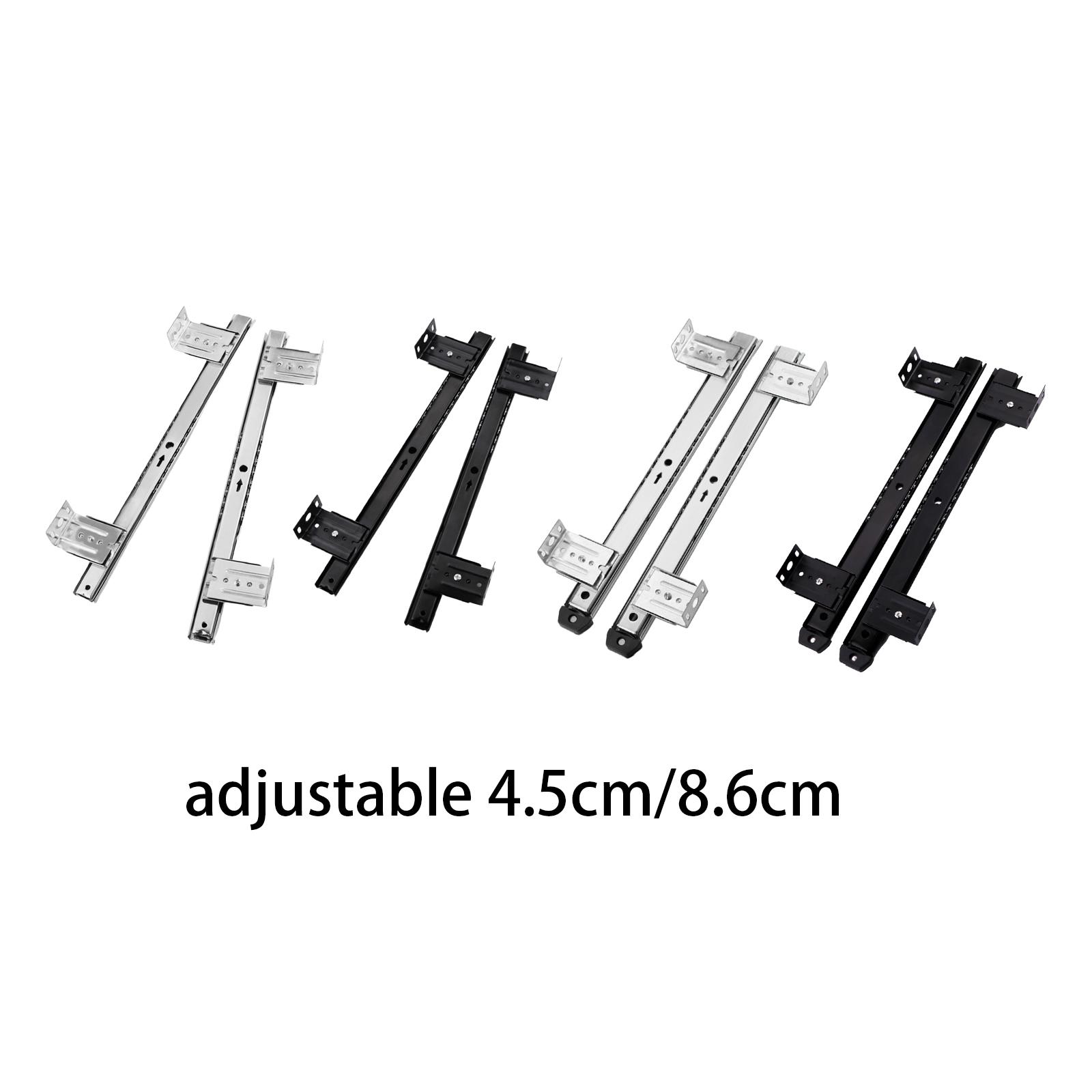 Keyboard Tray Slides Metal Cab - Furniture Rails Hardware ulasan dan harga