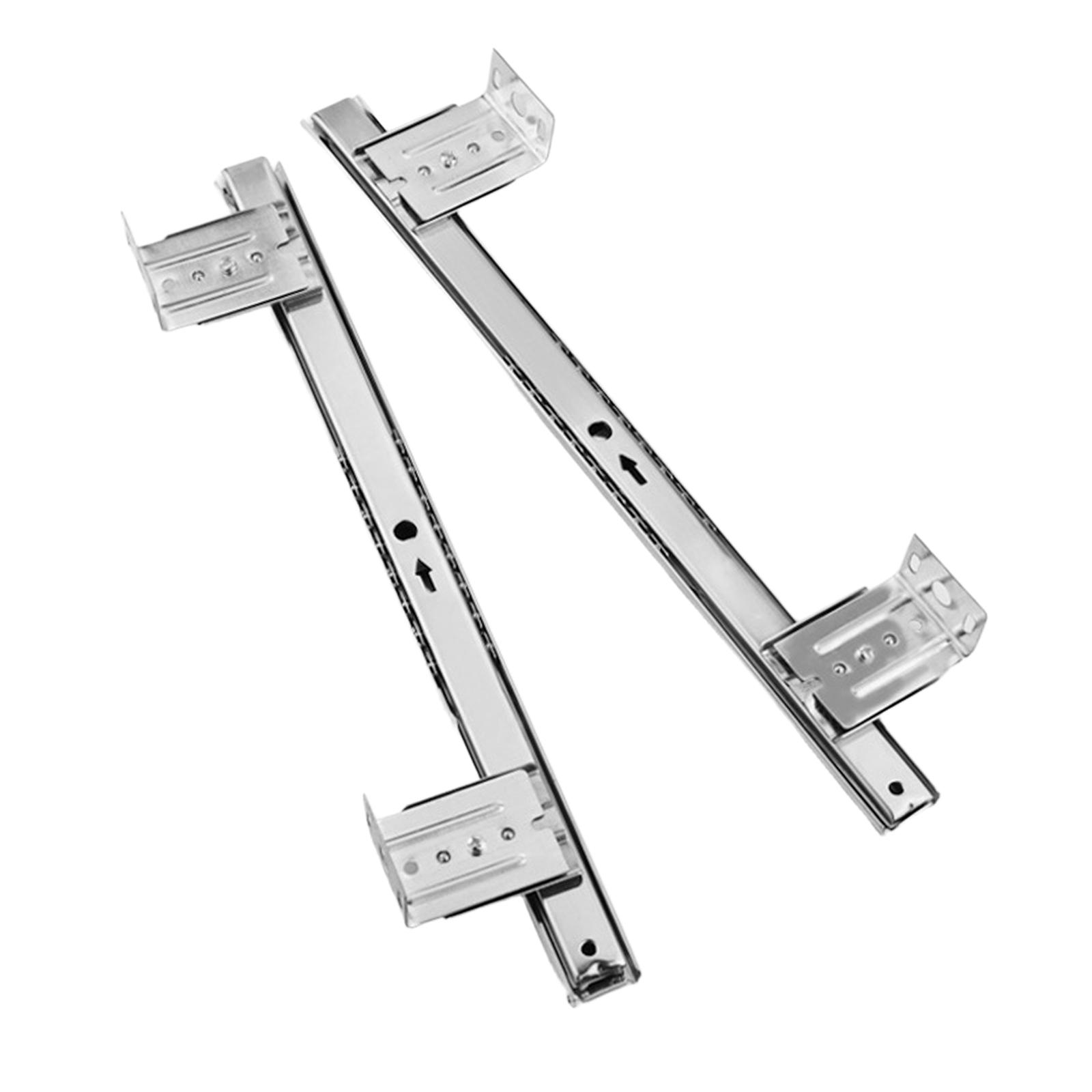 Keyboard Tray Slides Metal Cab - Furniture Rails Hardware ulasan dan harga