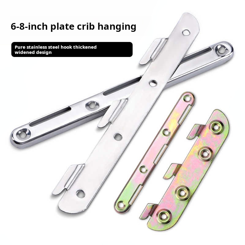 1set 6/8 inch Metal Bed Bracke - Furniture Rails Hardware ulasan dan harga