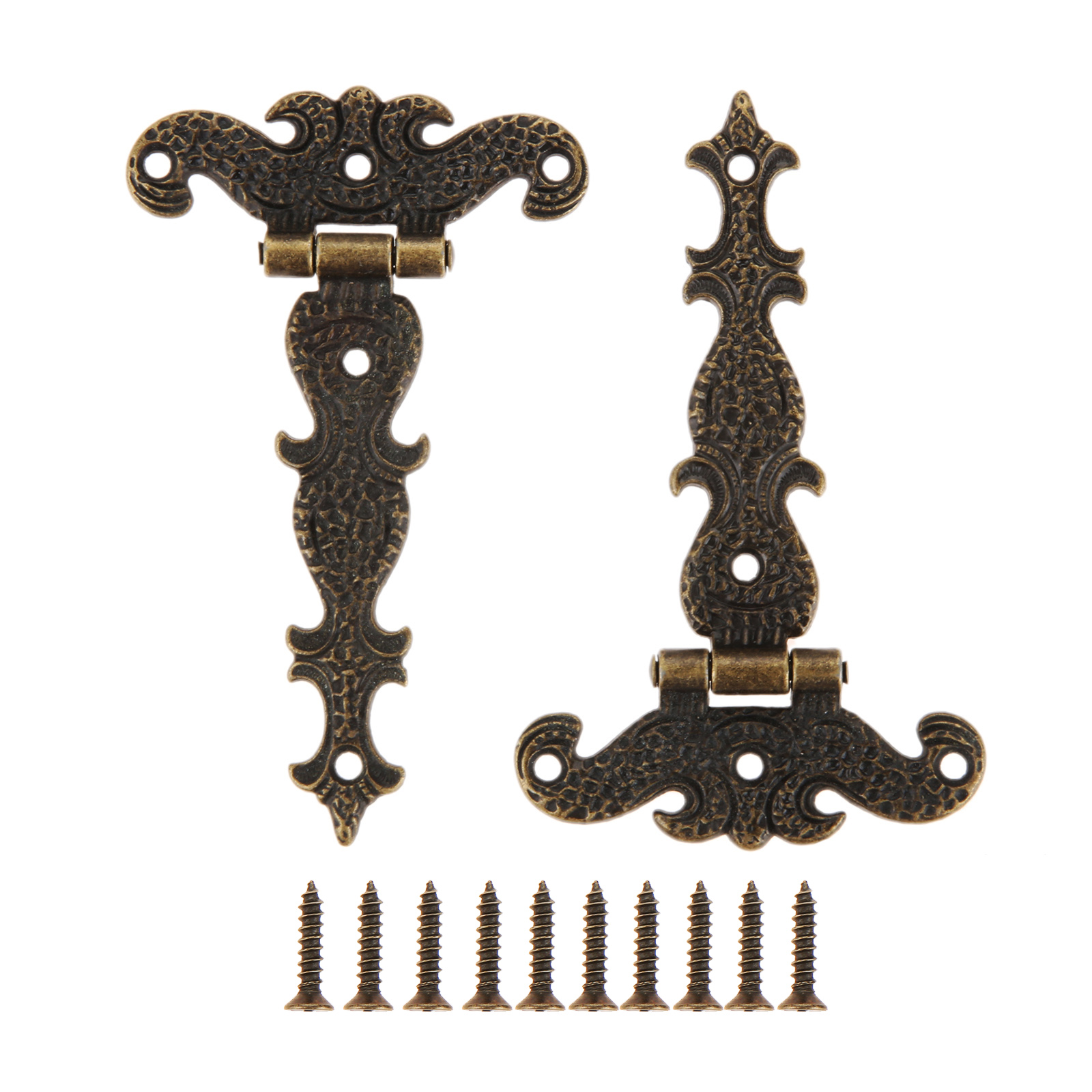 DRELD 2Pcs Vintage Brass Plate - Furniture Hardware Replacement Parts ulasan dan harga