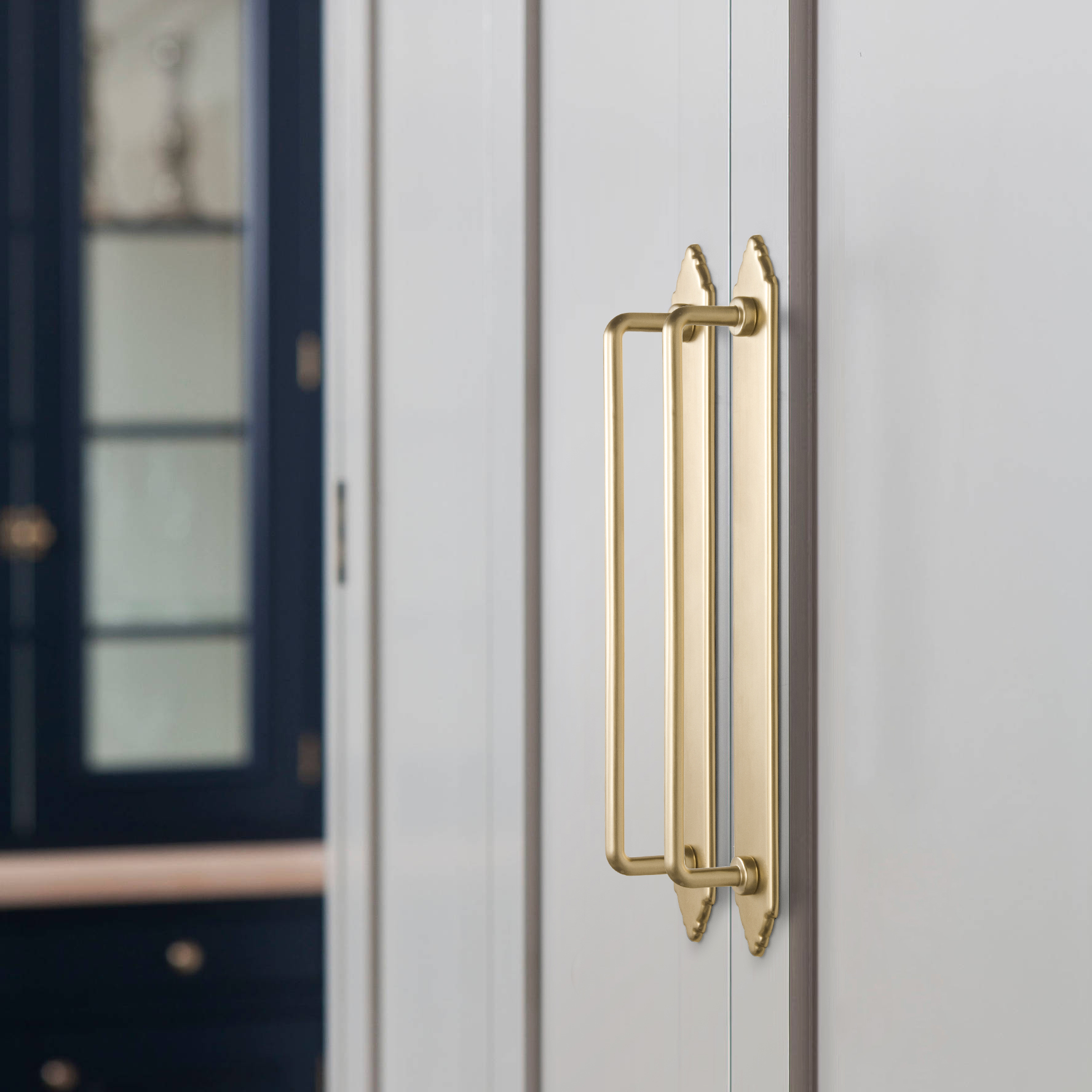 Goo-Ki Antique Brass Cabinet P - Furniture Hardware With Backplate ulasan dan harga