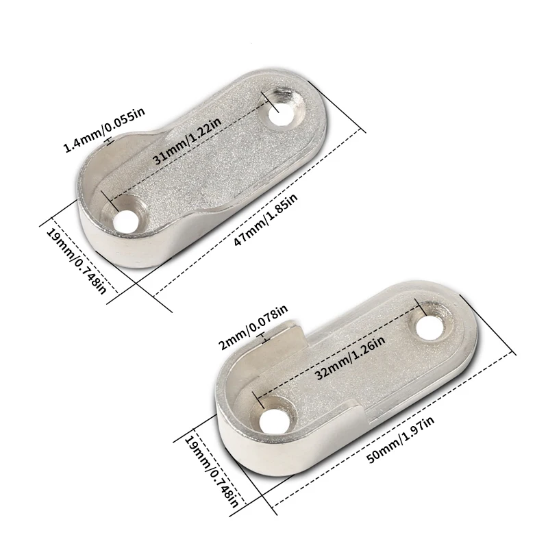 6pcs Bracket, Furniture Hardwa - Furniture Rails Hardware ulasan dan harga