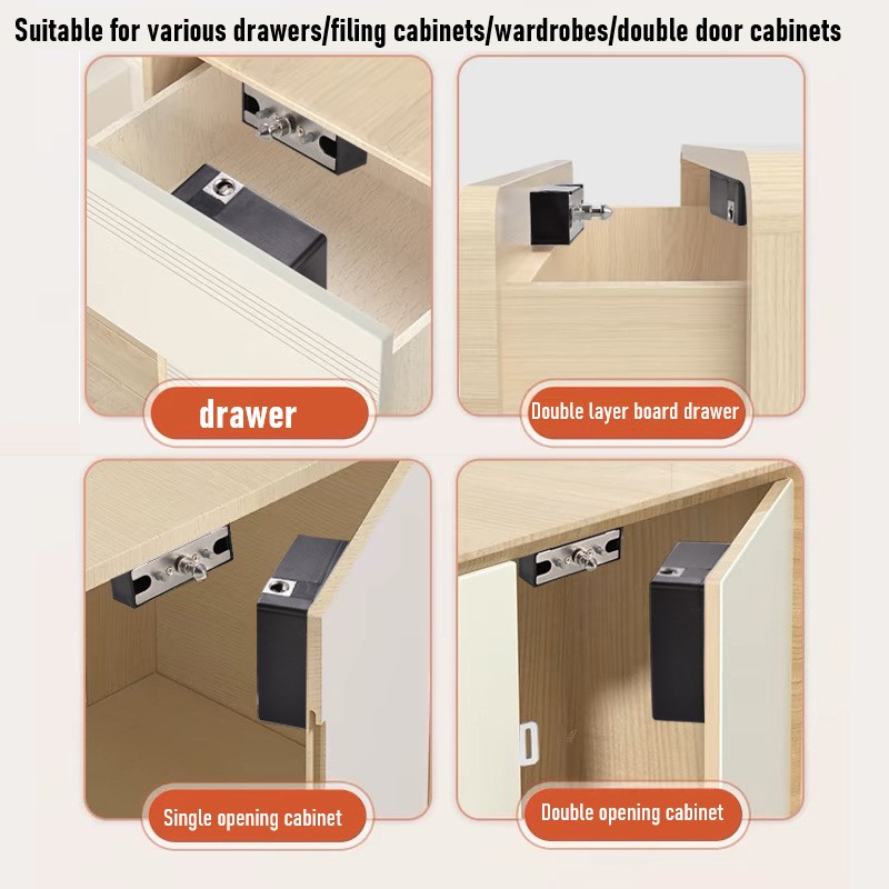 Tuya Smart Cabinet Door Lock K - Furniture Hardware Products ulasan dan harga